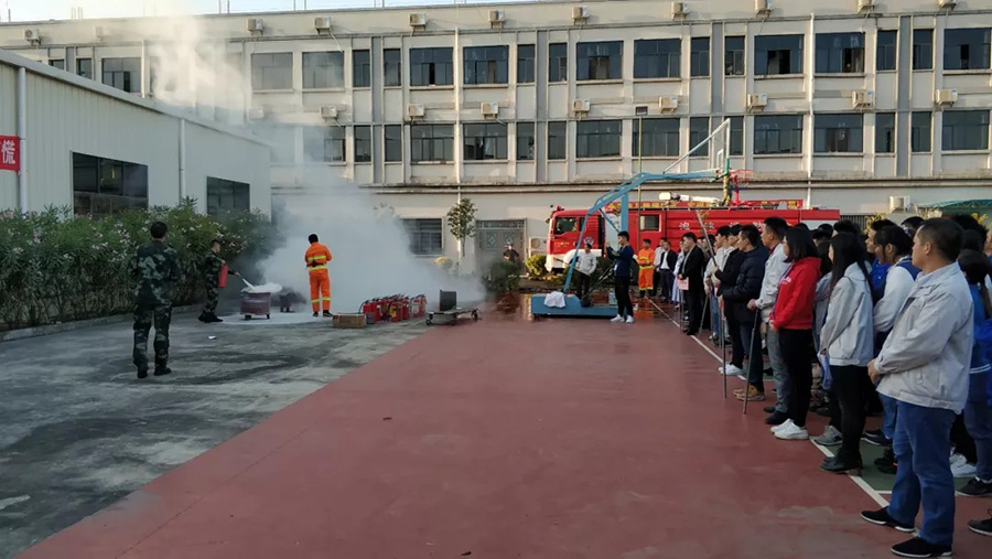 28圈中国全员行动参与2018年度消防应急演练