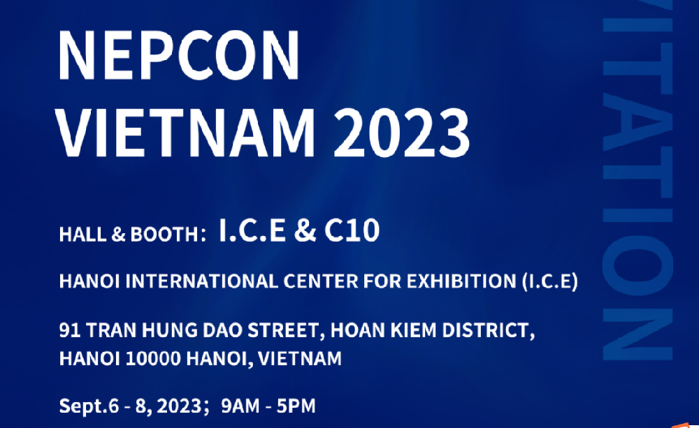 展会预告|28圈中国智能亮相NEPCON VIETNAM 2023